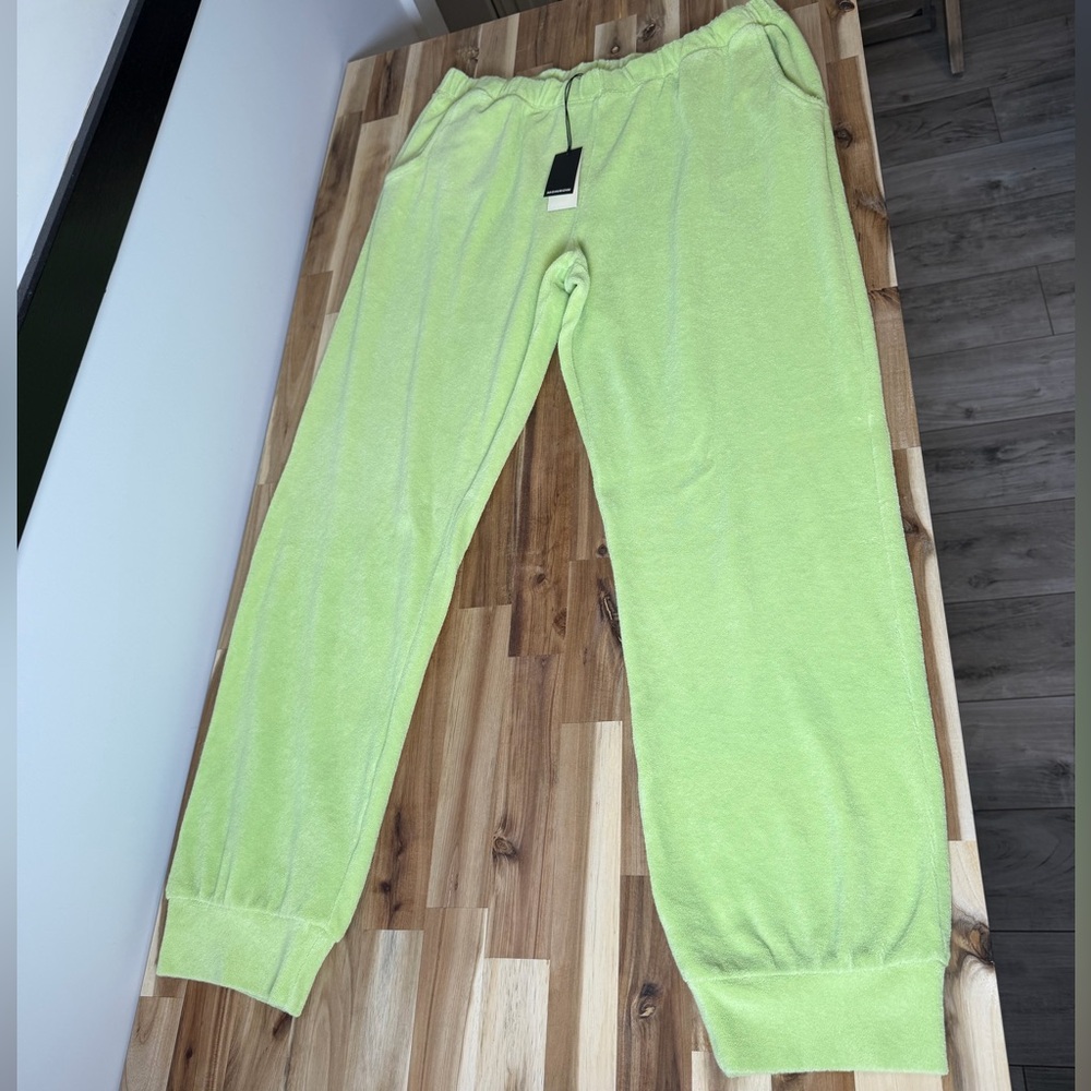 Monrow Light Green Jogger Pants NWT